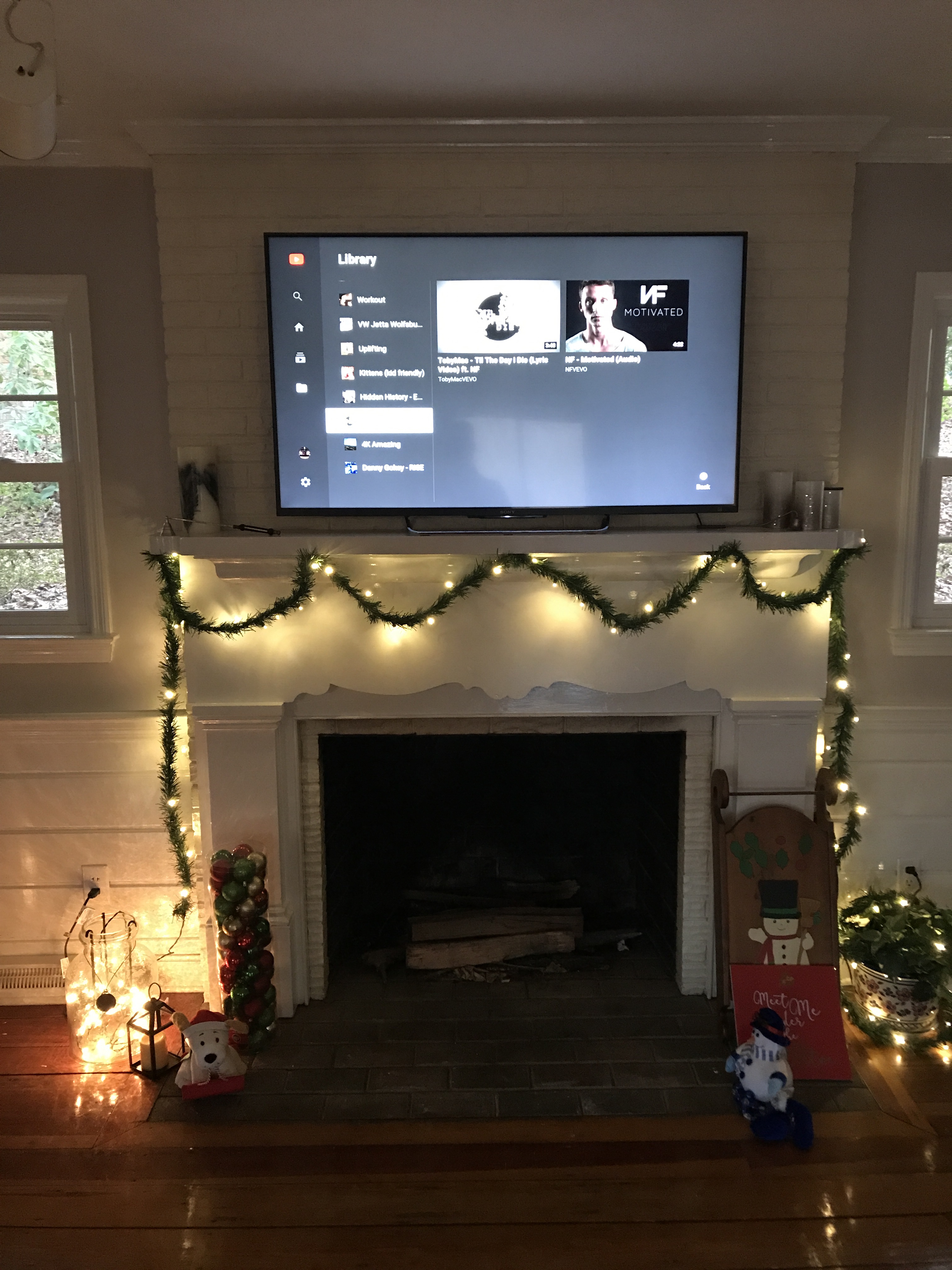 Just Moved In & Tree Set Up on Christmas Eve