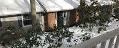 A ranch in the snow