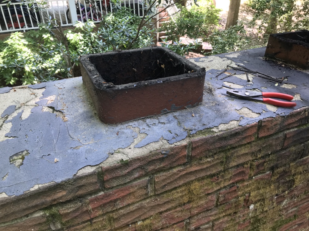 Chimney Crown needing repair