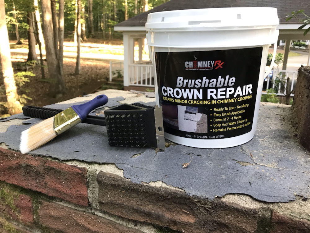 Chimney RX - Brushable Crown Repair, BBQ brush, Paint brush