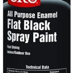 CRC Flat Black Outdoor paint