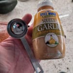 2 tablespoons of garlic for split pea soup