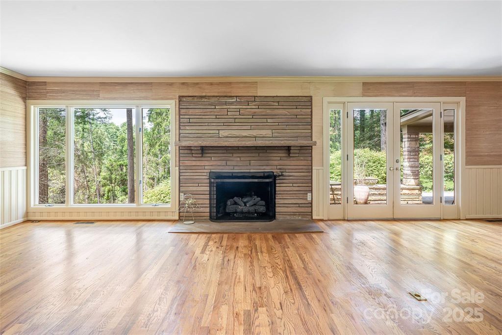 mid-century living room