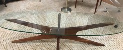 Adrian Pearsall glass coffee table