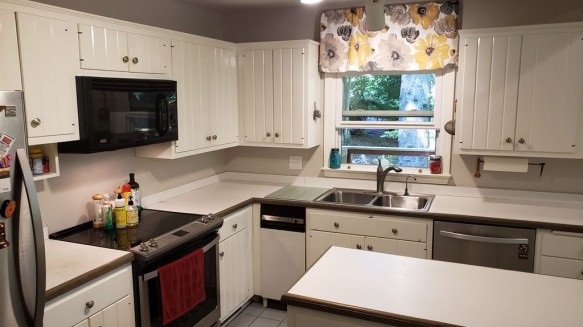 our Mid Century Kitchen from 1959 - corner shot