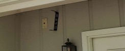 Old Top Rated Outdoor Speaker bracket and wall plate