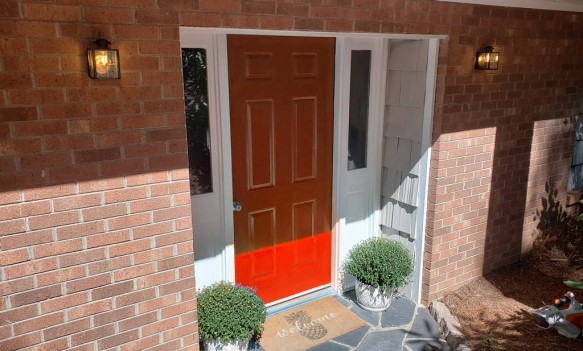 Updating front door color