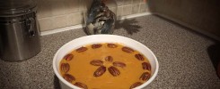 Sweet Potato Cassarole ready for oven