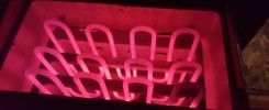 sauna heating elements hot (RED)