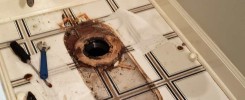Toilet leaking on floor?