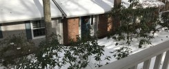 A ranch in the snow