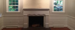 Mid Century Fireplace