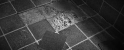 fixing loose tile with gorilla glue